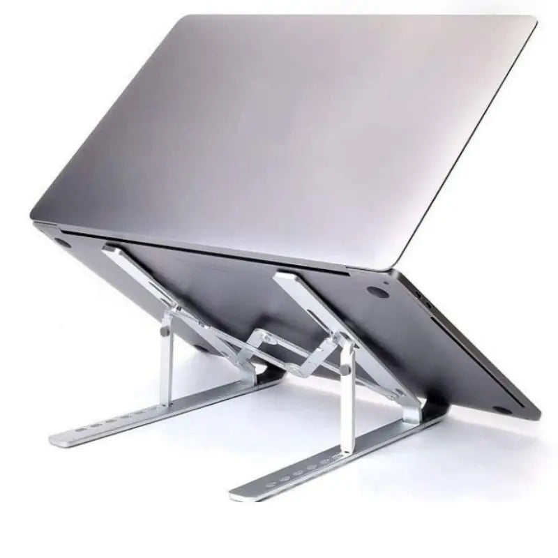 Suporte De Alumínio Regulável Para Notebook, Macbook e Tablets - Escritório