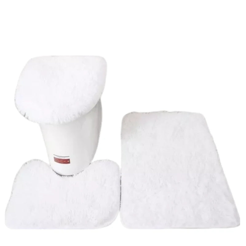 Kit 3 tapetes para banheiro de luxo