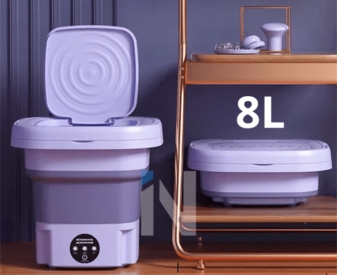Mini Lava roupas portátil 8 Lt - Turbo Clean centrifuga Lavagem rápida pequenas peças